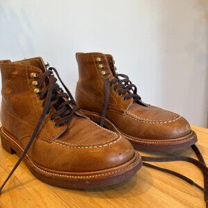 Men's Lace-up Brown Leather J. Crew Boots